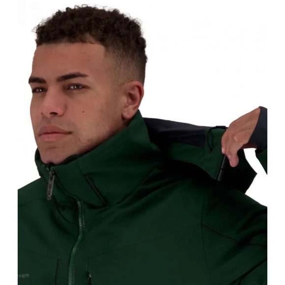 OBERMEYER Kodiak Men’s Insulated Jacket Forest Green MSRP $480 Size 2XL - Picture 3 of 6